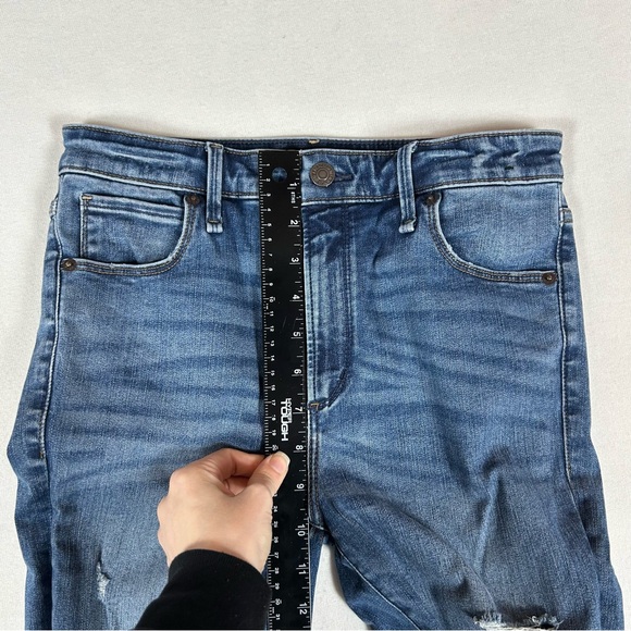 Abercrombie & Fitch Simone High Rise Super Skinny Womens 4L 4 Long 27 27L Jeans - Picture 8 of 11